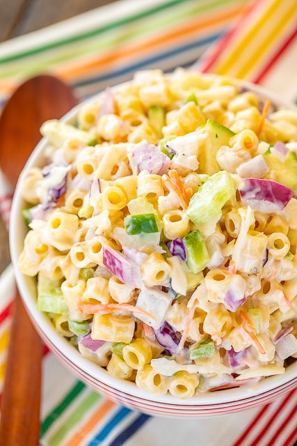 Simple Macaroni Salad Recipe With Miracle Whip