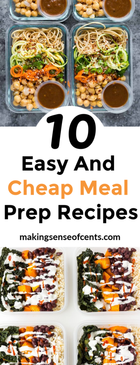 Affordable Meal Prep Ideas