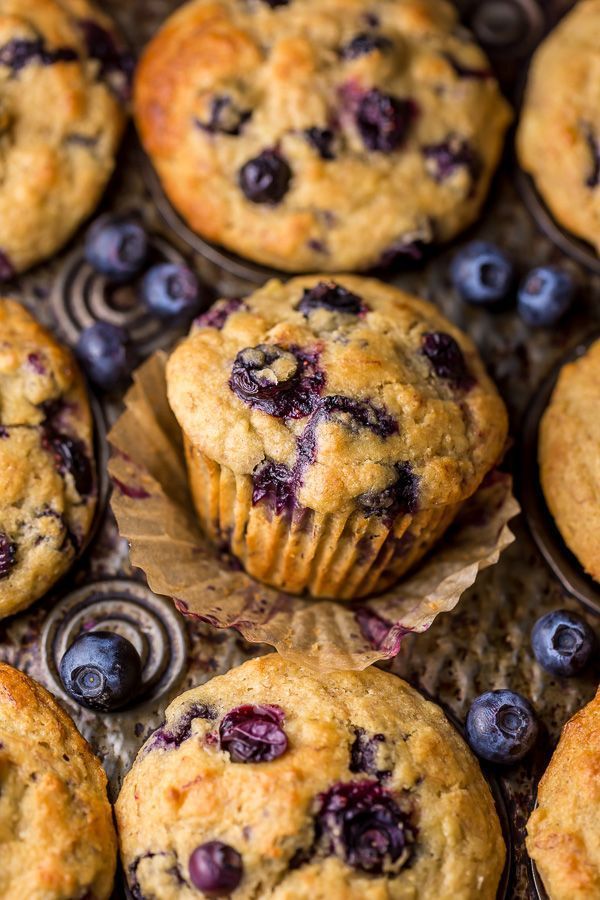 Healthy Blueberry Muffins With Yogurt