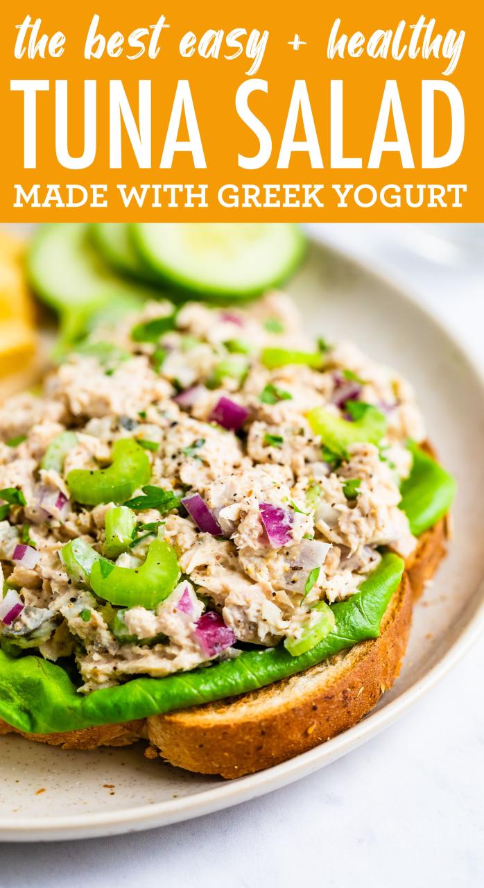 Healthy Tuna Salad Greek Yogurt