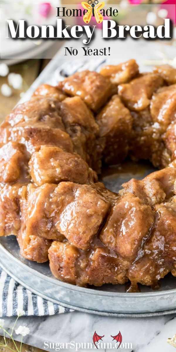 Homemade Monkey Bread Recipe Without Yeast