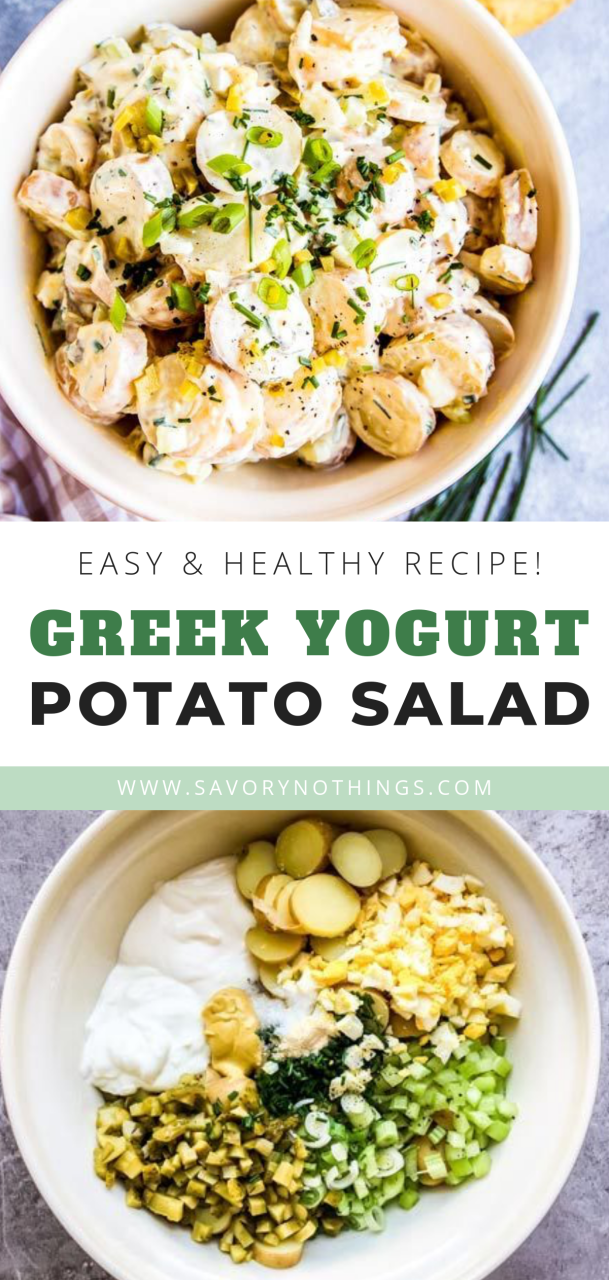 Healthy Potato Salad Greek Yogurt