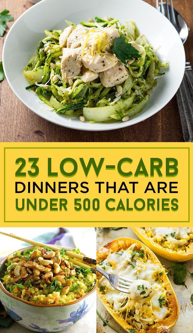 What Can I Eat For Dinner Under 500 Calories