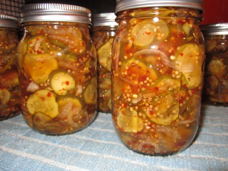 Quick Spicy Bread And Butter Pickles