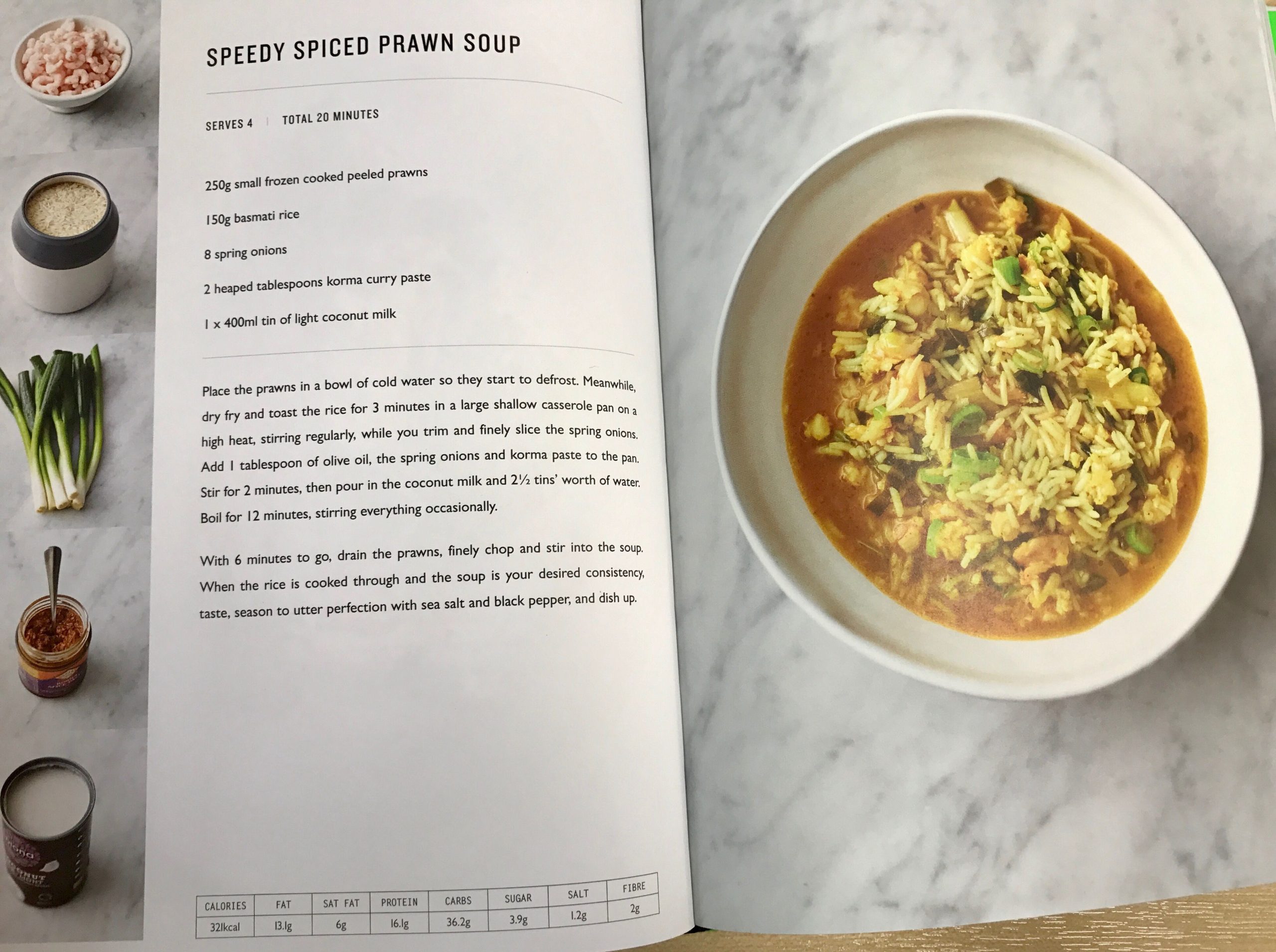 Jamie Oliver 5 Ingredients Curry Prawn Soup