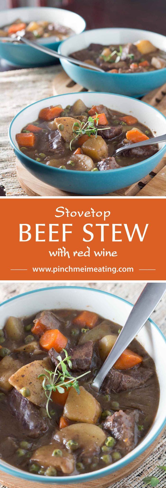 Easy Beef Stew Recipe Red Wine