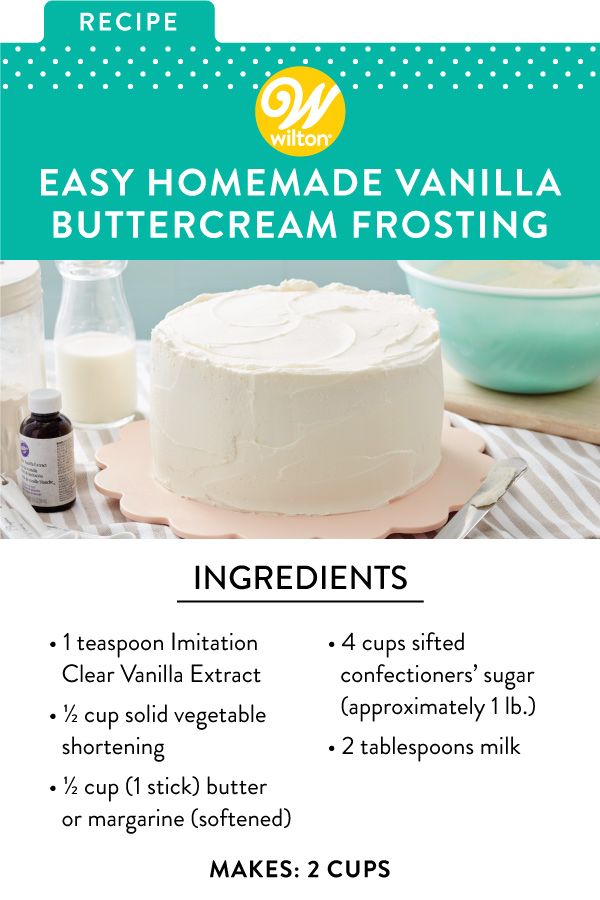 How To Make Simple Cake Frosting