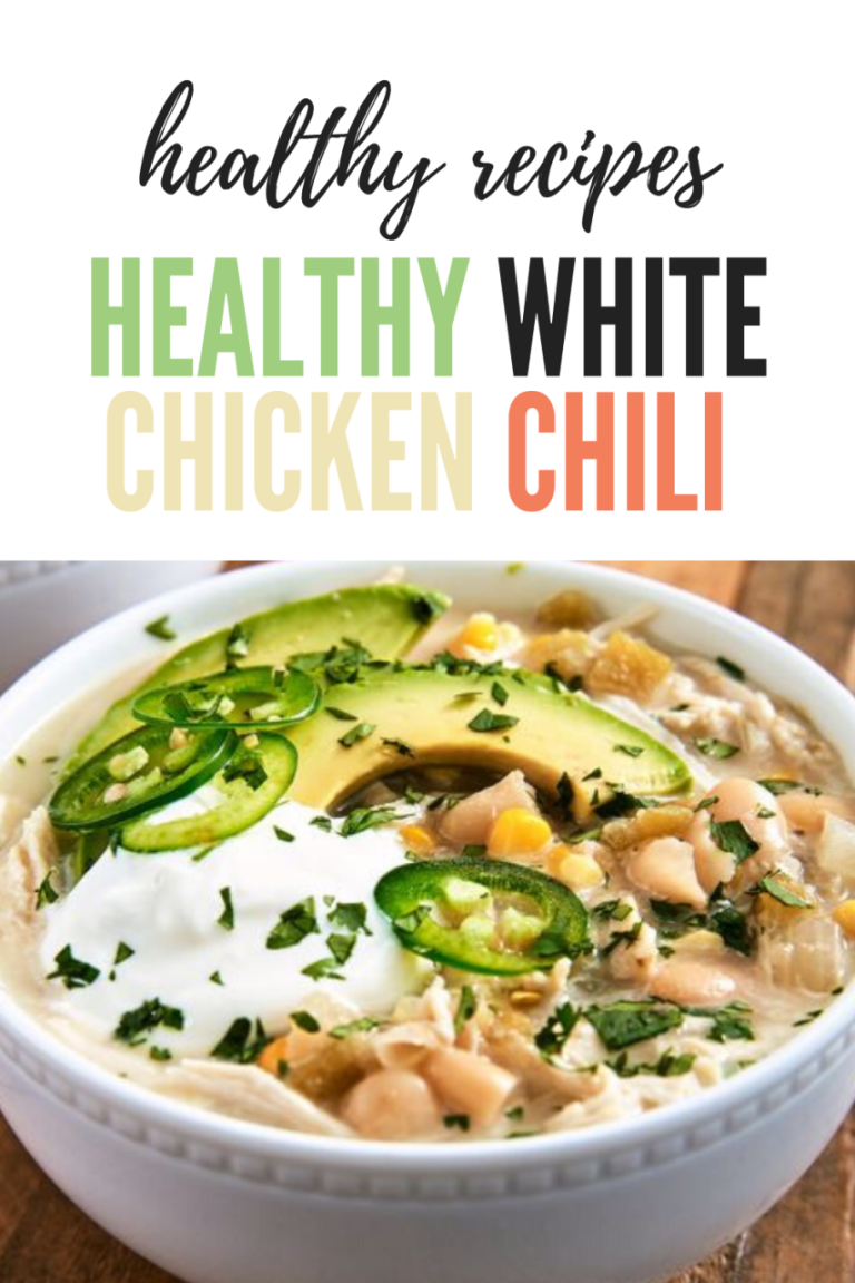 Healthy White Chili Chicken Recipe