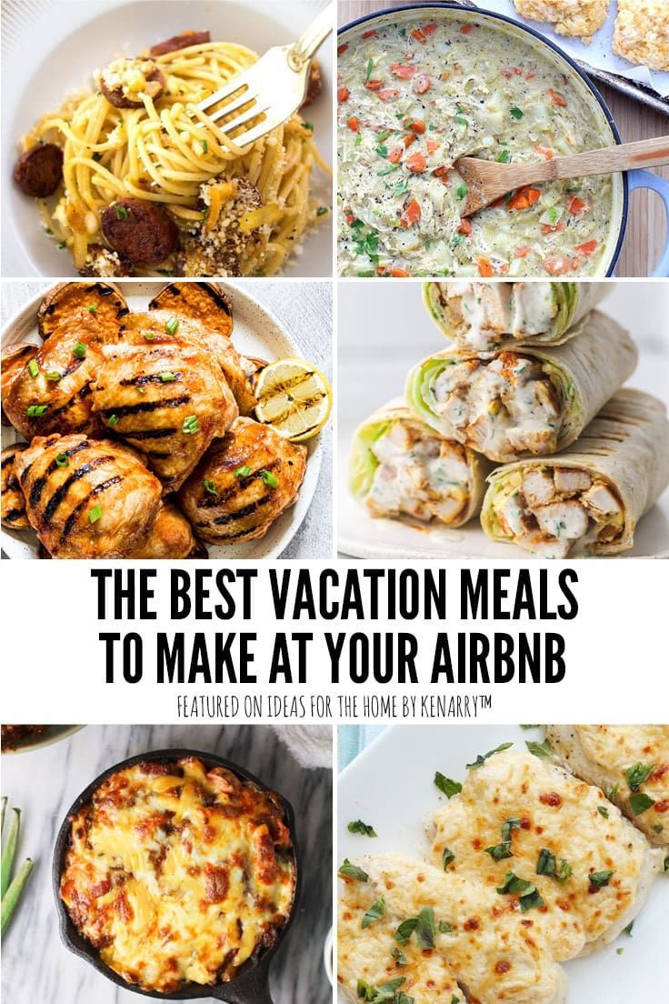 Easy Recipes To Make On Vacation