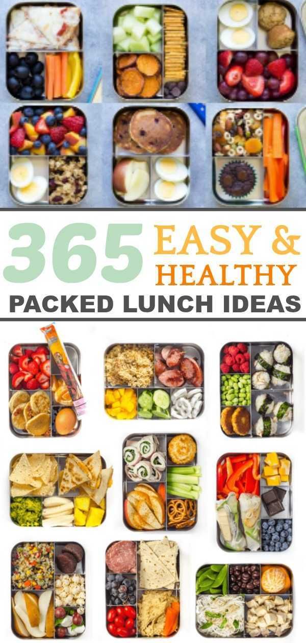 Easy Healthy Packed Lunch Ideas For Work