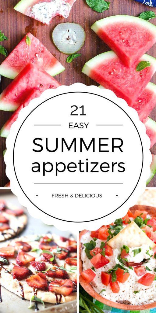 Summer Appetizer Ideas Easy
