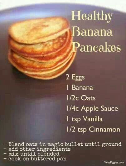 Healthy Oatmeal Banana Pancake Recipe