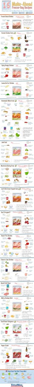 Easy Healthy Meals To Prepare And Freeze