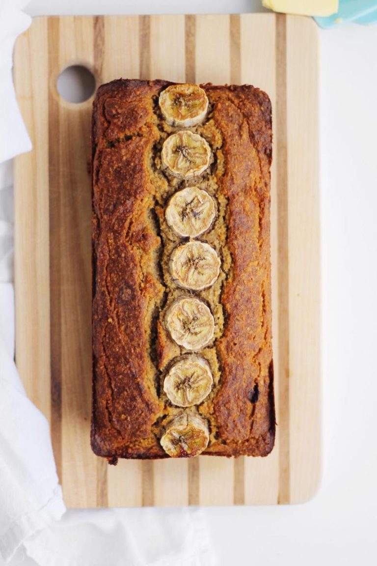 Healthy Vegan Banana Bread Oat Flour