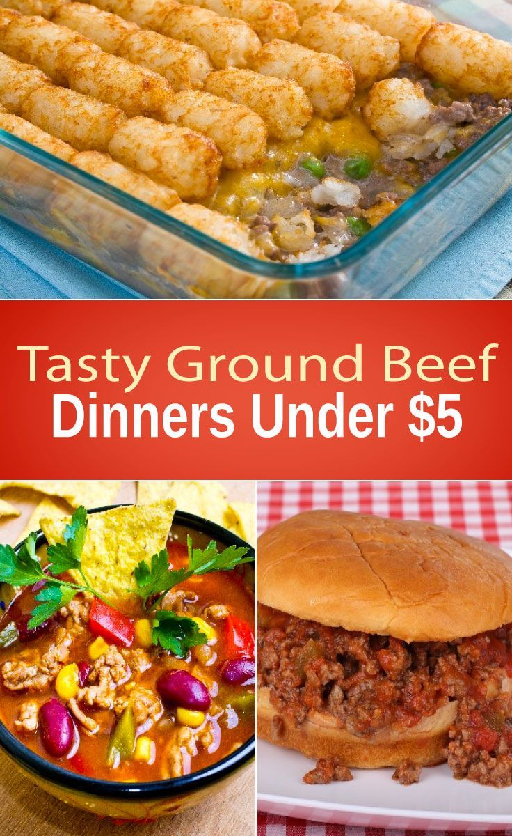 Cheap Dinners With Ground Beef