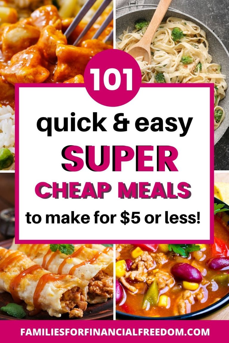 Super Easy Cheap Meals