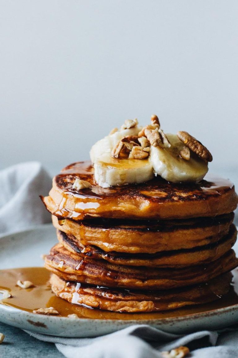 Healthy Pancakes With Sweet Potato