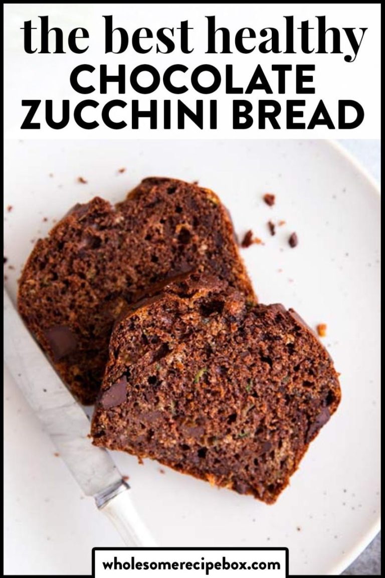 Healthy Chocolate Zucchini Bread With Applesauce