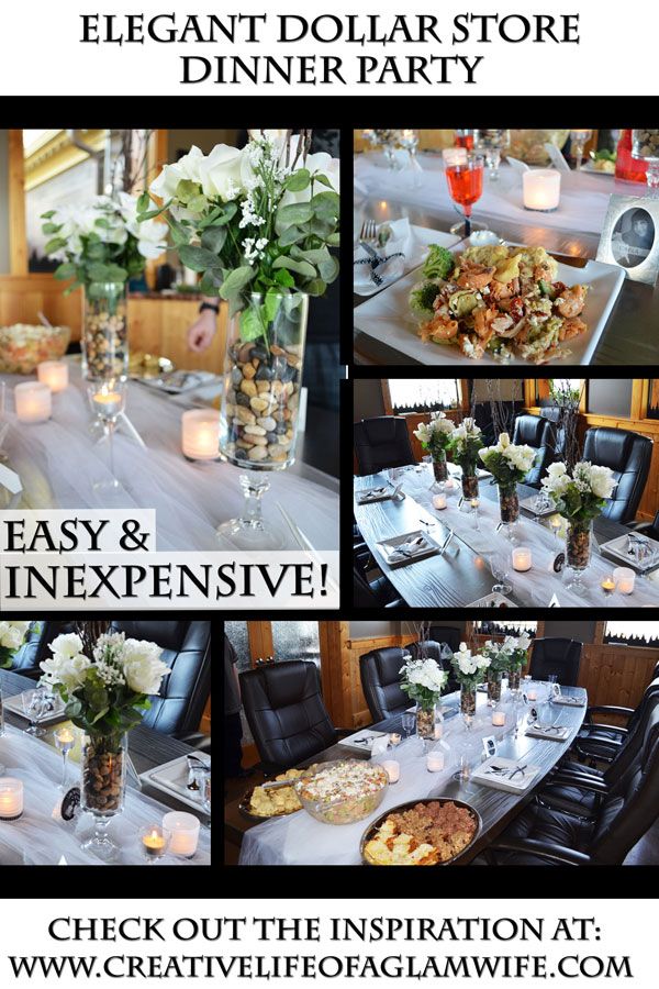 Dinner Party Decorations On A Budget