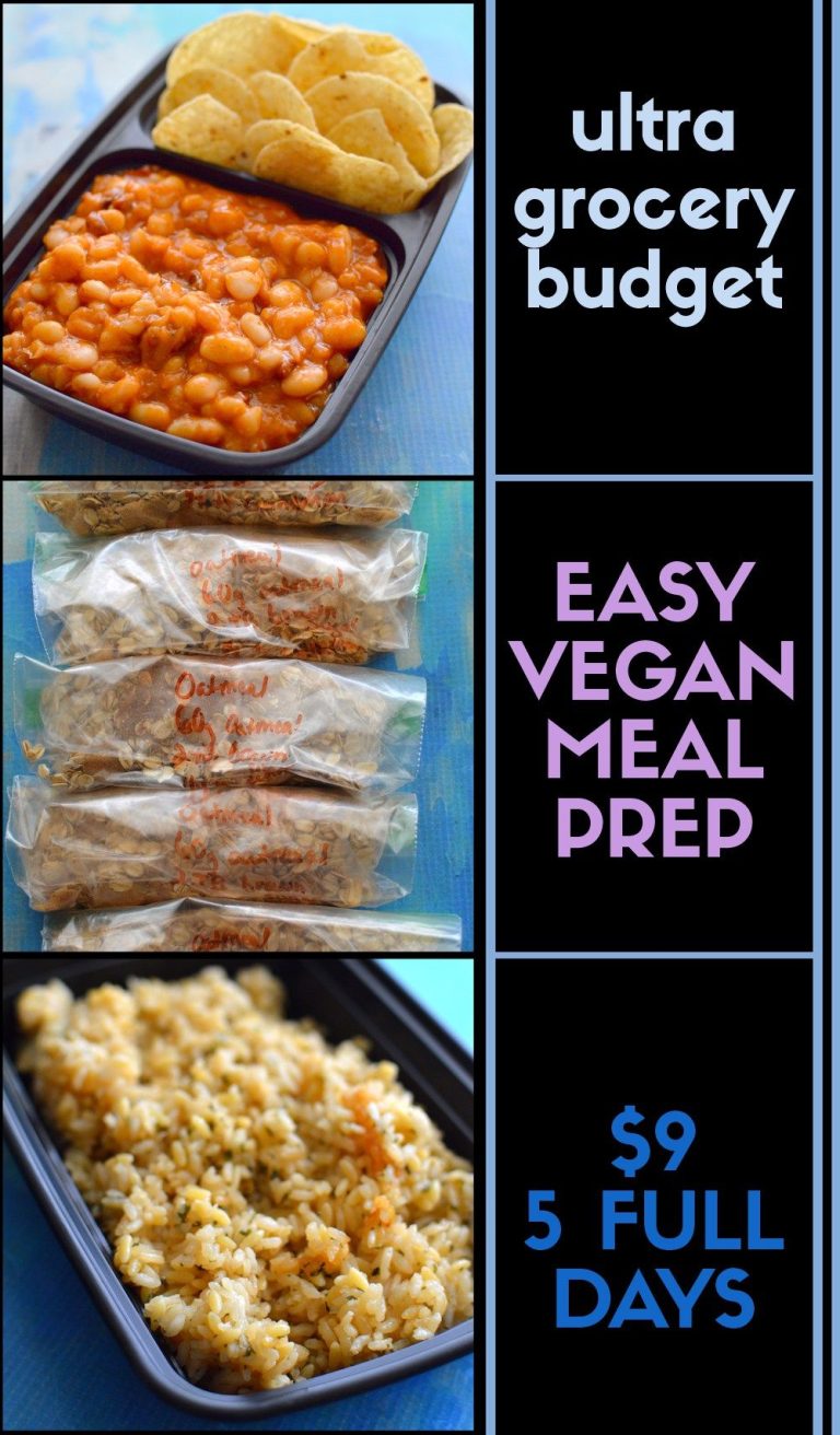 Extreme Budget Vegan Meals