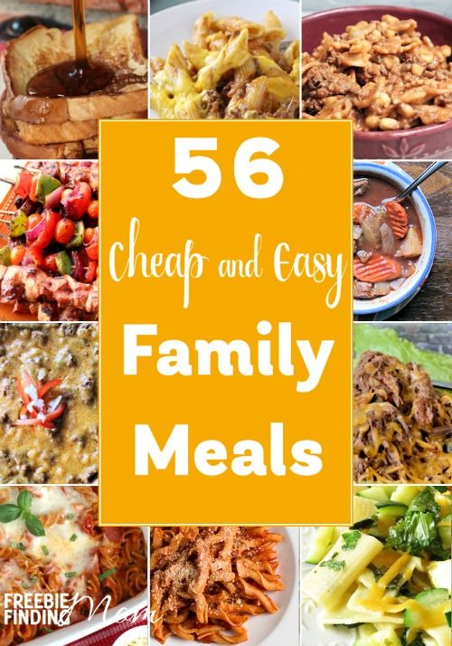 Cheap Tasty Family Meals