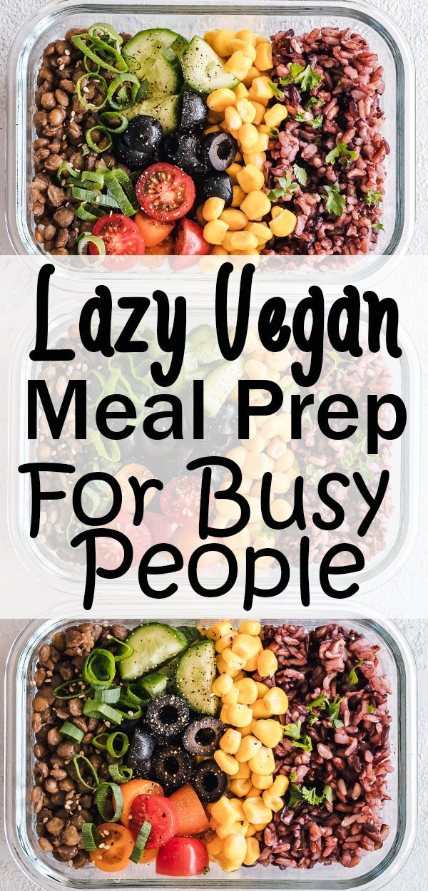 Simple Healthy Vegan Meal Prep