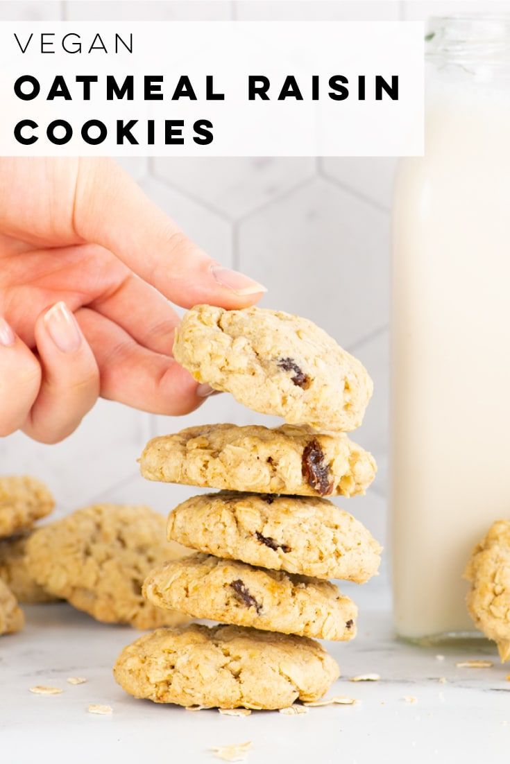 Vegan Oatmeal Raisin Cookies Healthy