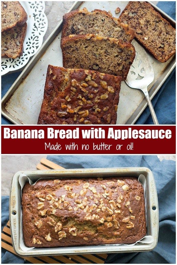 Healthy Banana Cake Recipe With Applesauce