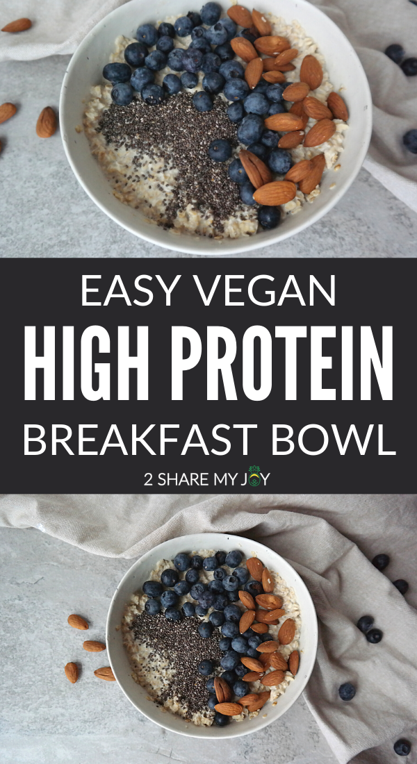 High Protein Whole Food Plant Based Breakfast