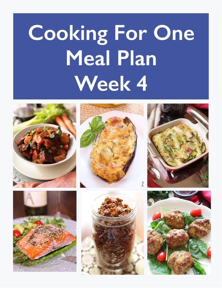 Simple Healthy Meals For One Week