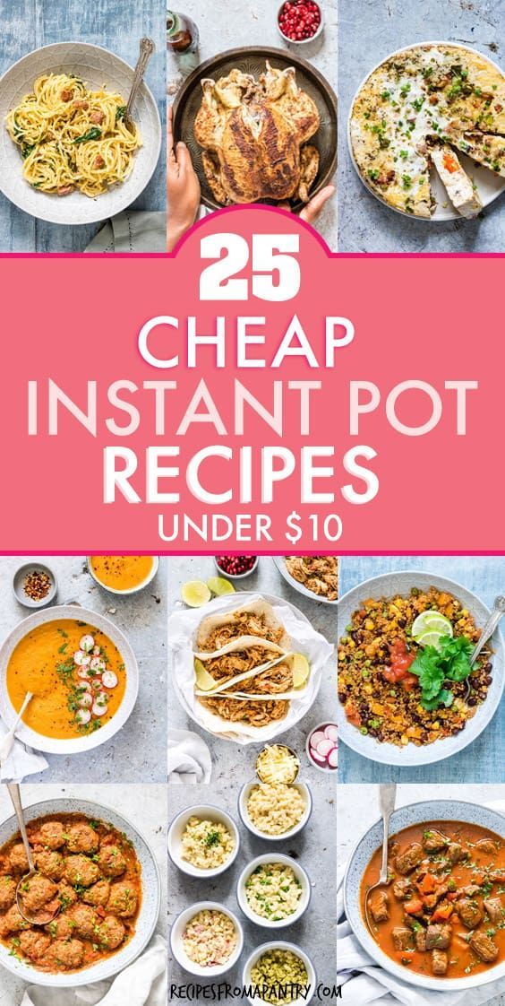 Instant Pot Recipes On A Budget
