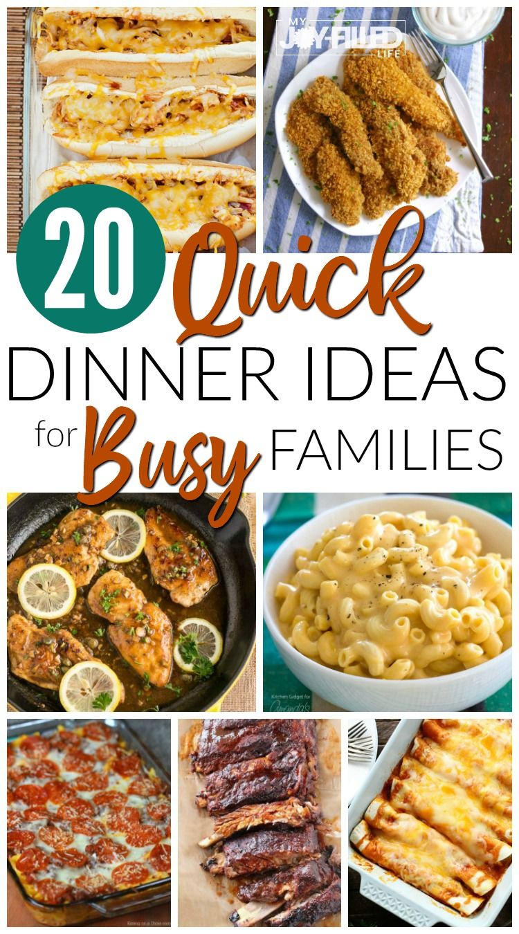 Quick And Easy Dinner Ideas