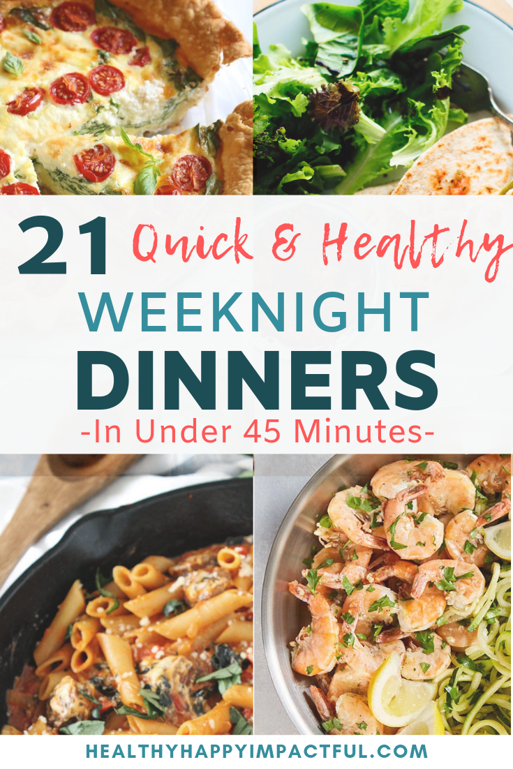 Easy Healthy Family Weeknight Meals