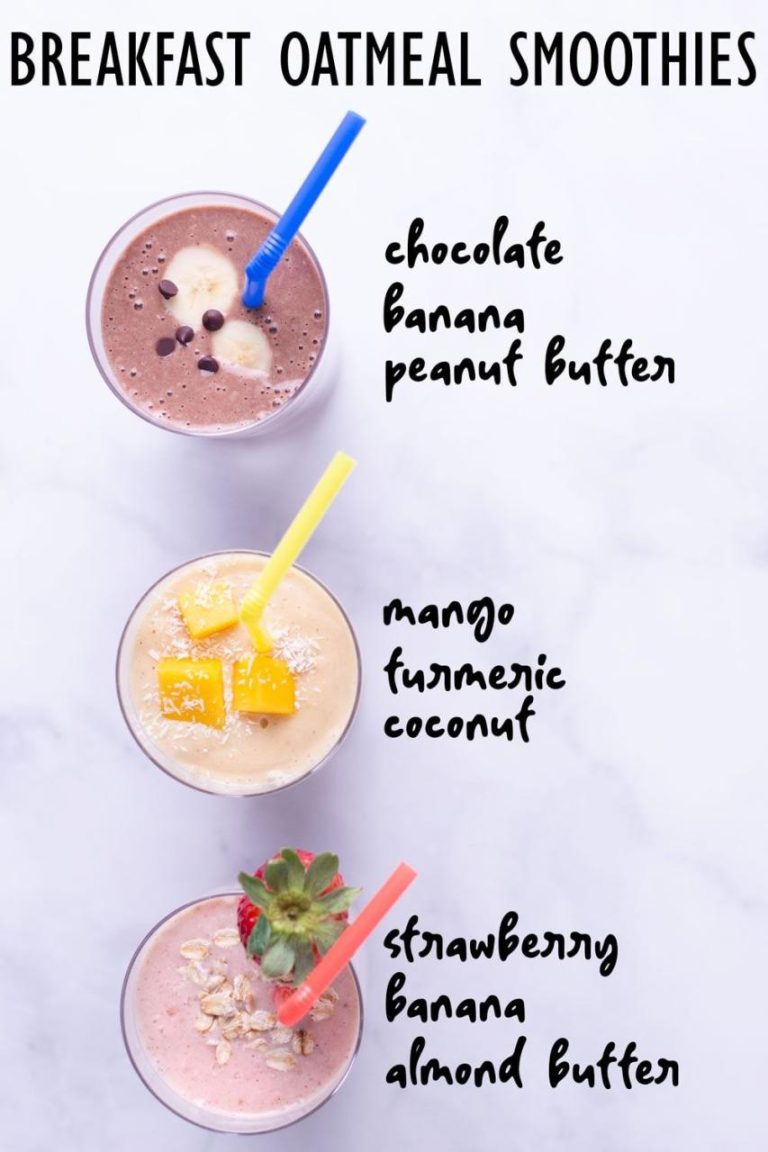 Breakfast Smoothie Recipes With Oats