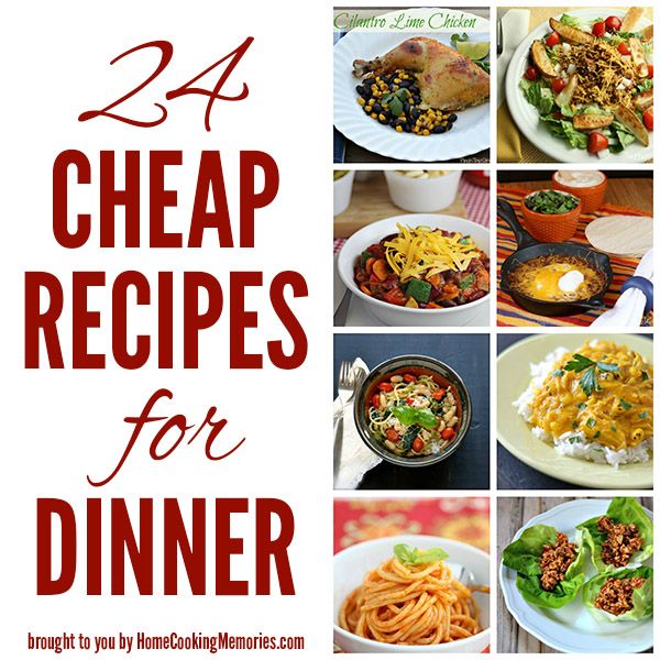 Good Cheap Meals To Cook