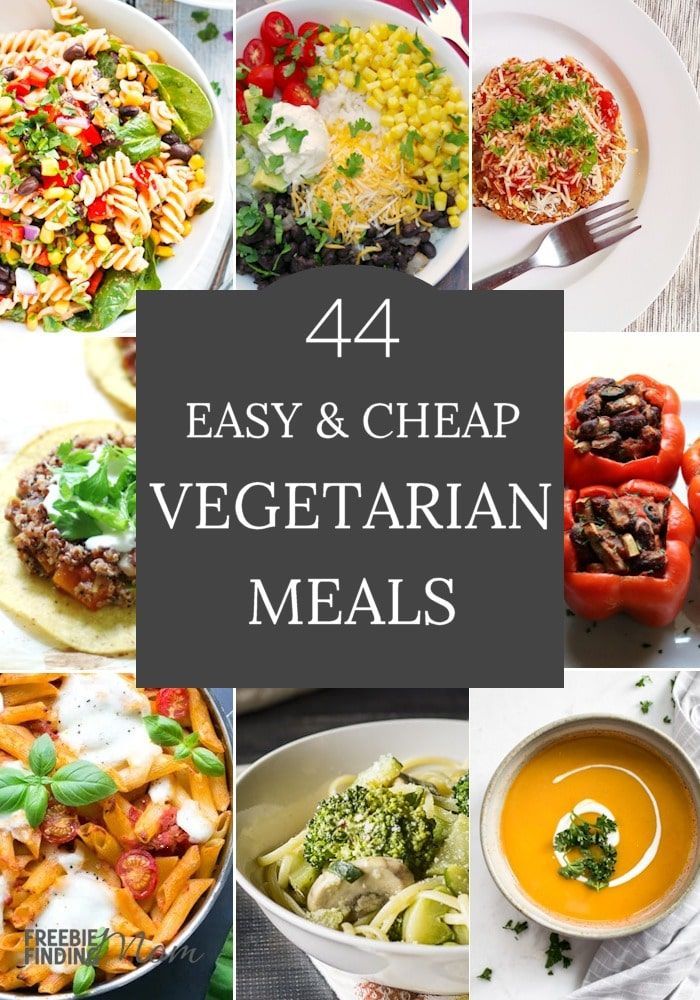 Vegetarian Dinner Ideas Cheap