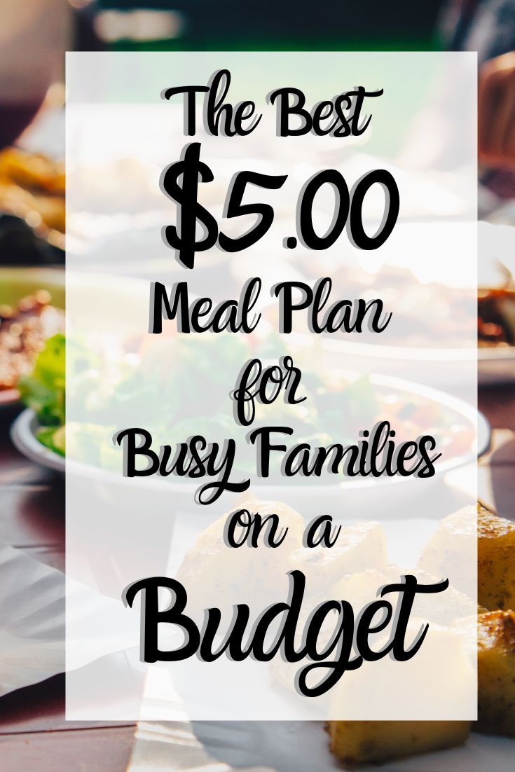 Budget Family Meals For 5