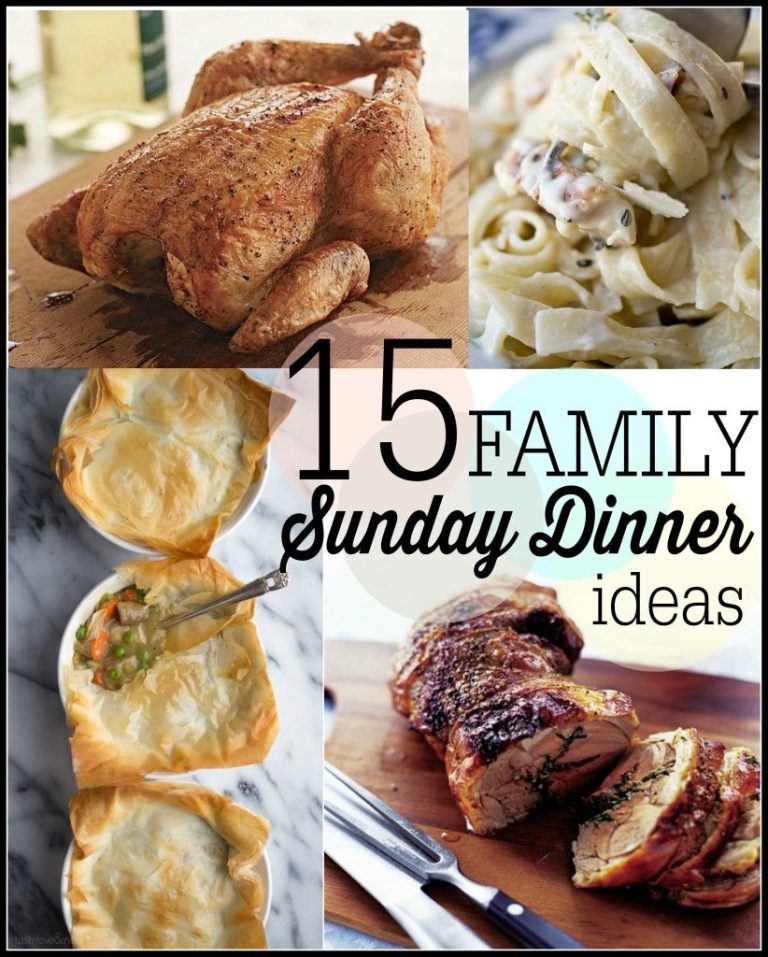 Easy Family Meals Ideas