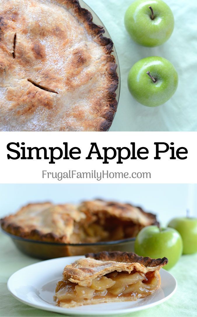 Simple Apple Pie Recipe