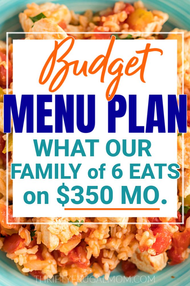 Budget Meals For Family