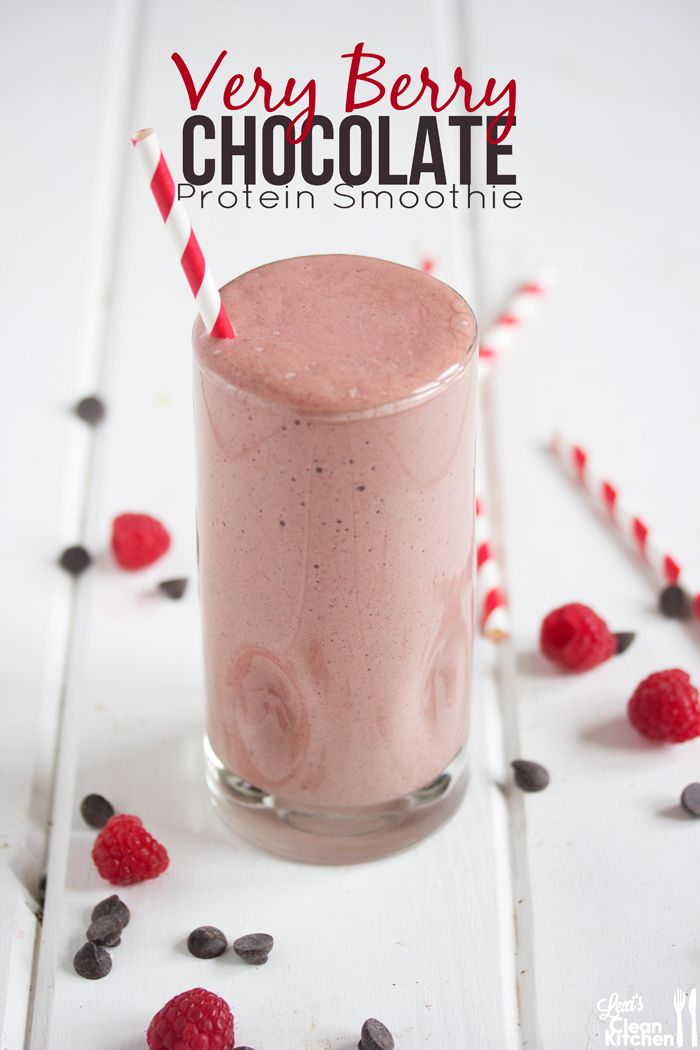 Breakfast Smoothies With Chocolate Protein Powder