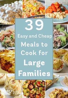 Cheap Dinner Ideas For Large Family