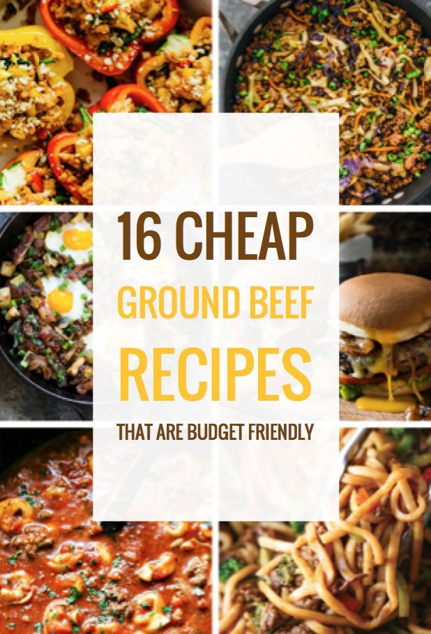 Budget Ground Beef Recipes