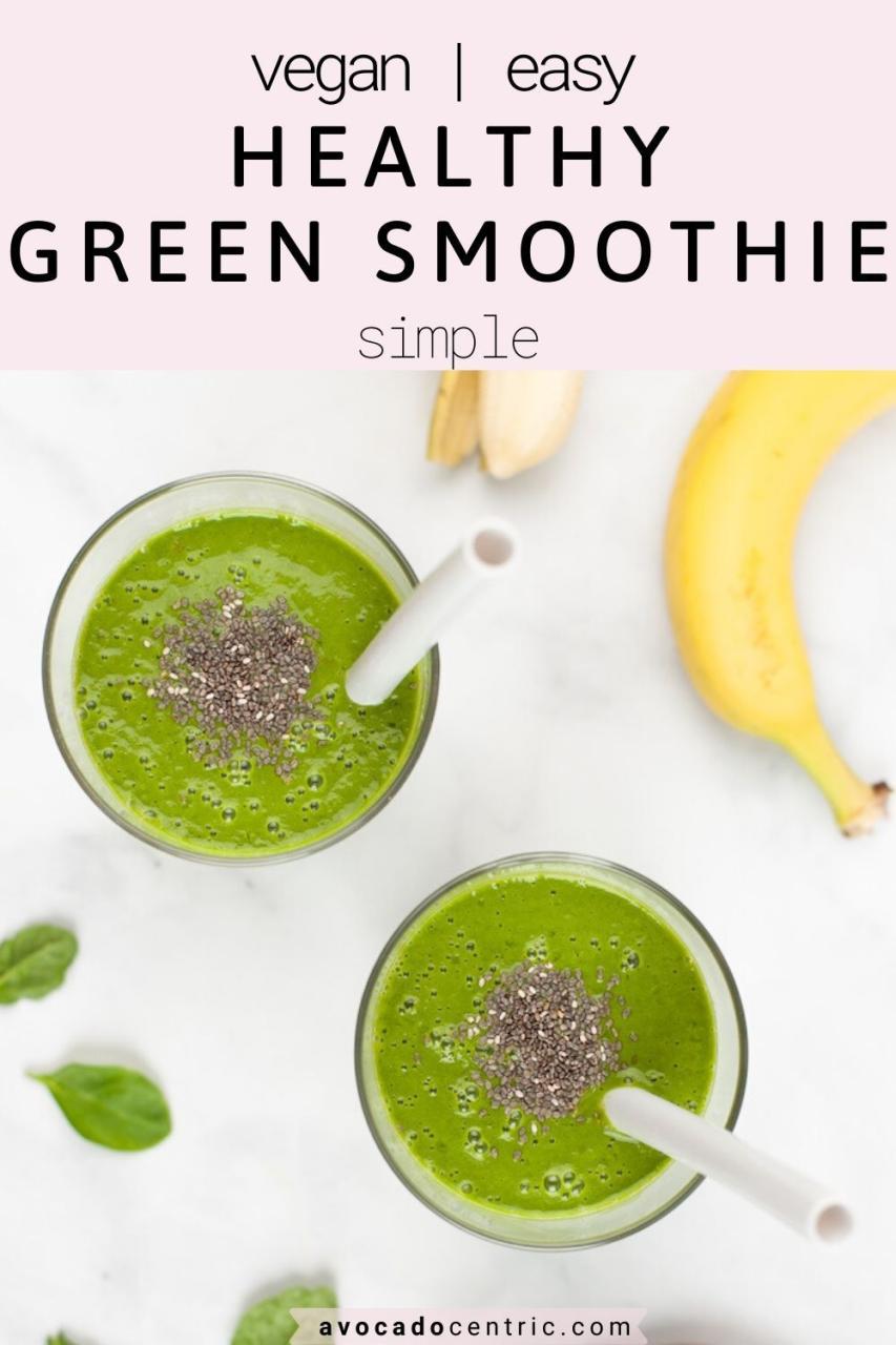 Easy Green Smoothie Recipes For Beginners