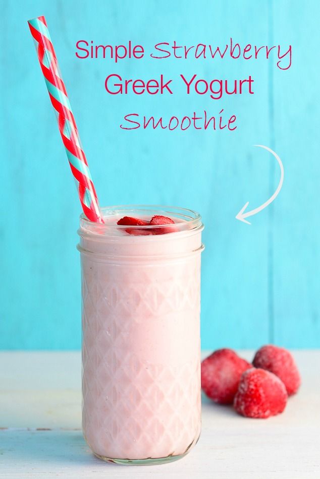Simple Smoothie Recipes With Greek Yogurt