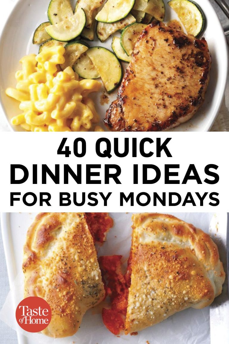 Quick And Easy Meals