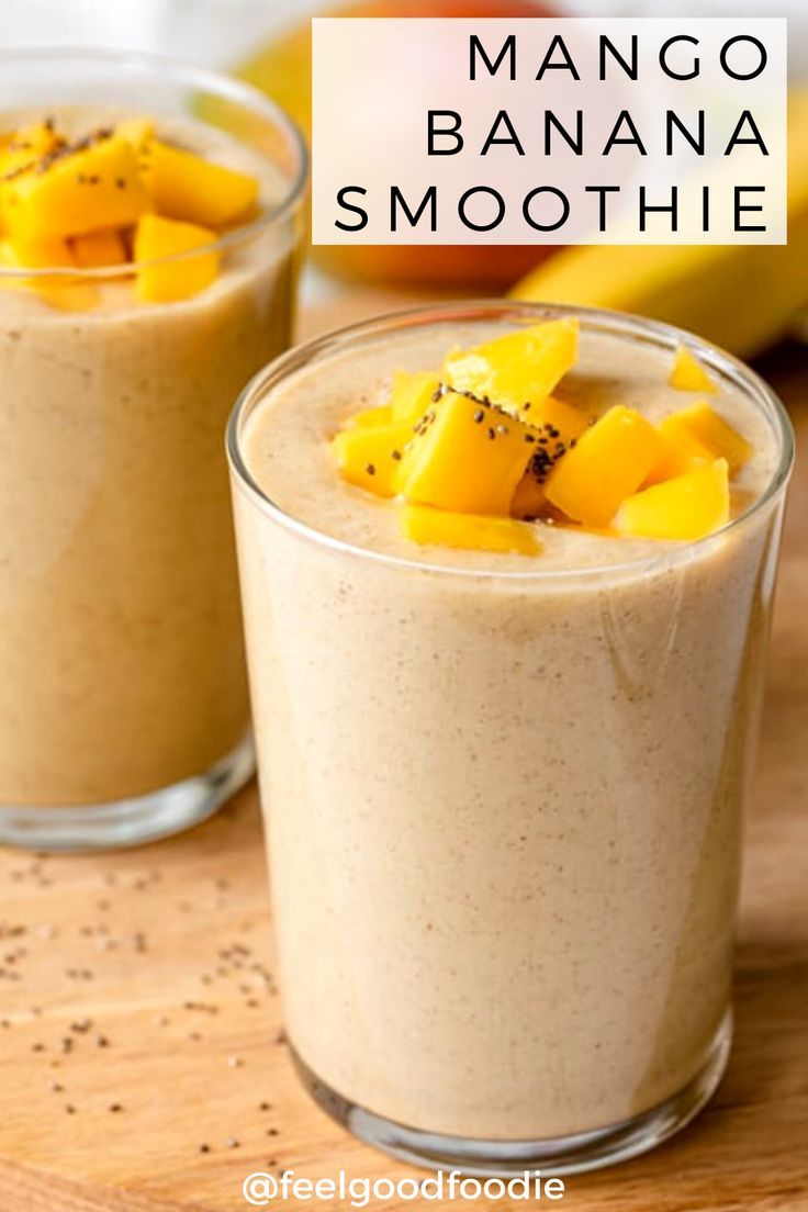 Smoothie Recipe With Mango And Banana