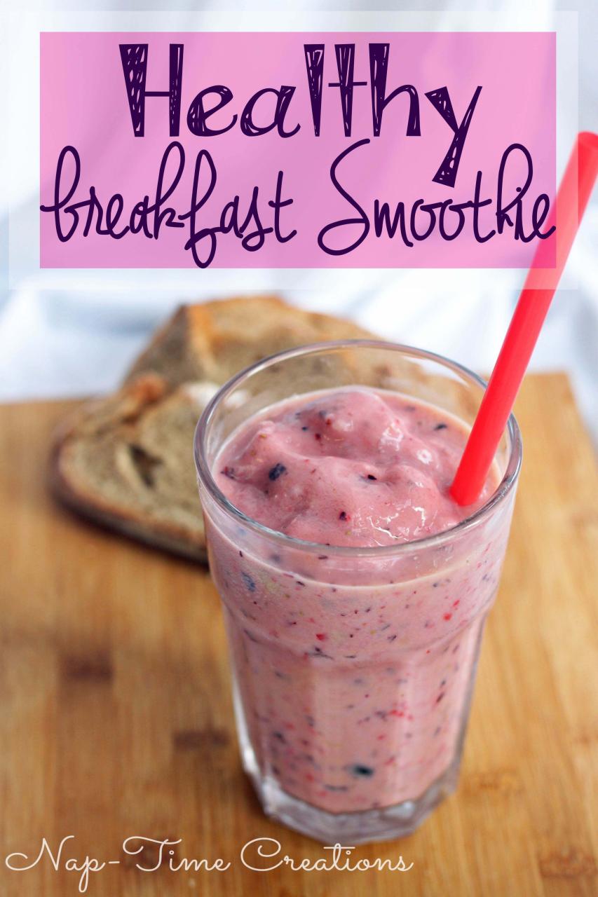 Breakfast Smoothies With Oats Recipes