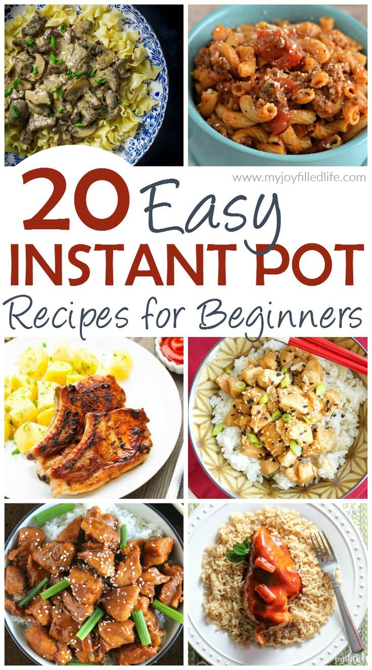 Instant Pot Recipes For Beginners