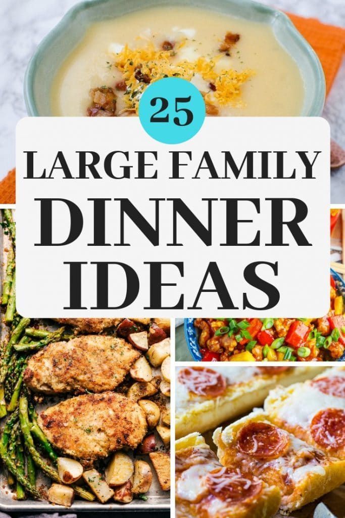Money Saving Meals For Large Families